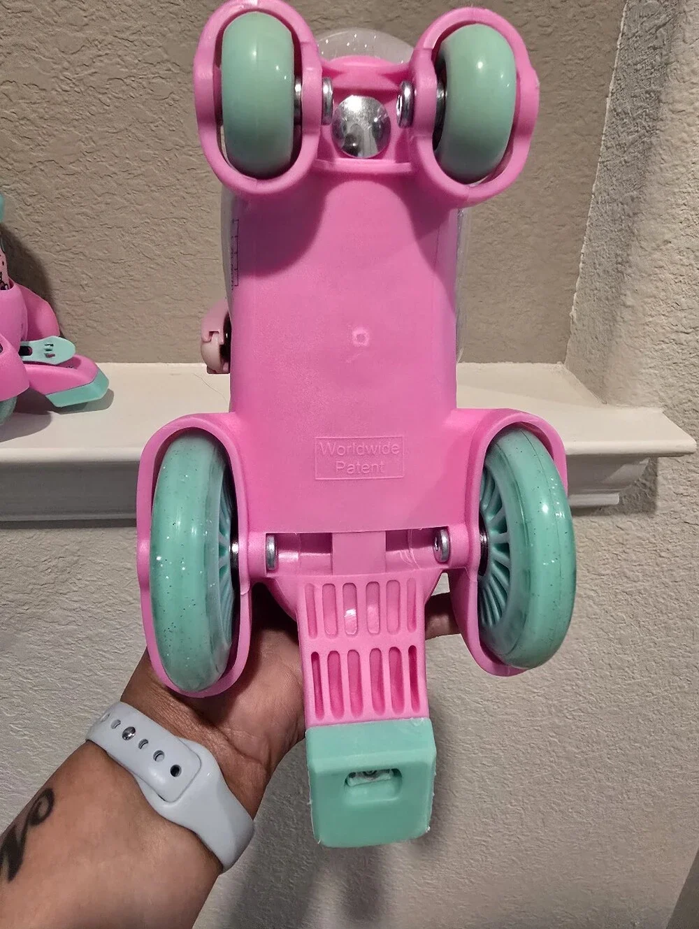 Hello Kitty Kids Adjustable Pink & Mint Roller Skates
